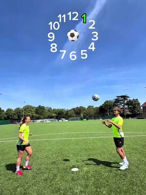 @Grace Vella ➕ @louisbmatthews take on Around The Clock⏰  #football #futbol #Soccer #challenge #sportsontiktok 