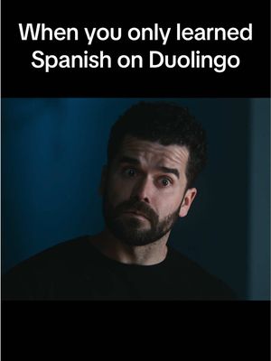 When you only learned Spanish on Duolingo #duolingo #comedy #fake #nosabokid 