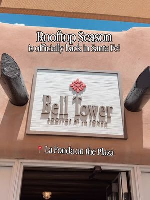 Rooftop season is back in Santa Fe, New Mexico! The Bell Tower rooftop bar at La Fonda on the Plaza just reopened for the season, and they’ve made some updates this year. There are new patio couches, a refreshed cocktail menu, and new food offerings from Chef Marc Quiñones. This spot is known for its unbeatable views overlooking the Santa Fe Plaza, and it’s open daily from noon to sunset May through late October. We went for brunch this past weekend and ordered the Chips, Salsa and Guacamole, Yellowtail Crudo, Grilled and Chilled Shrimp and Avocado Cocktail, Guava BBQ Chicken Shish Kabob, and the Green Chile Cheeseburger. The Crudo and the Burger were my favorites! For drinks, I loved the La Fonda Reposado Special Margarita and James got the Painkiller, which was also really good. When was the last time you went to the Bell Tower? Send this to someone who needs a rooftop cocktail! #BellTower #LaFonda #SantaFe #NewMexico
