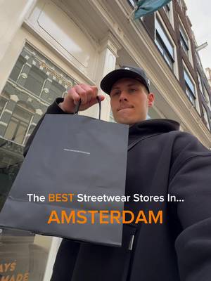 The best Streetwear stores in Amsterdam 🛒 Let me know what you think? #ukstreetwear #amsterdamfashion #streetwear #outfitideas #ukfashion 