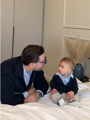 Father and son 😎 Always matching 