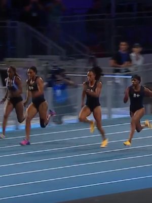 TRISTAN EVELYN WINS THE WOMEN'S 100M SPRINT FINAL AND $250K 🏆 Non-enhanced athlete Tristan Evelyn takes home $250K after winning first place in the women's 100m sprint at the inaugural Enhanced Games