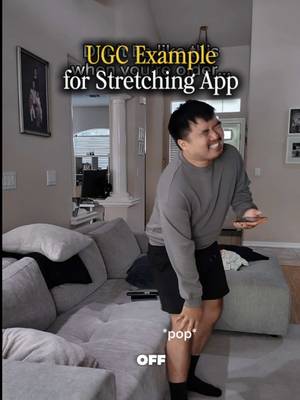 UGC Example for a Stretching app! Let me know your thoughts!  #ugc #ugccreator #maleugccreator #techugc #ugccommunity 