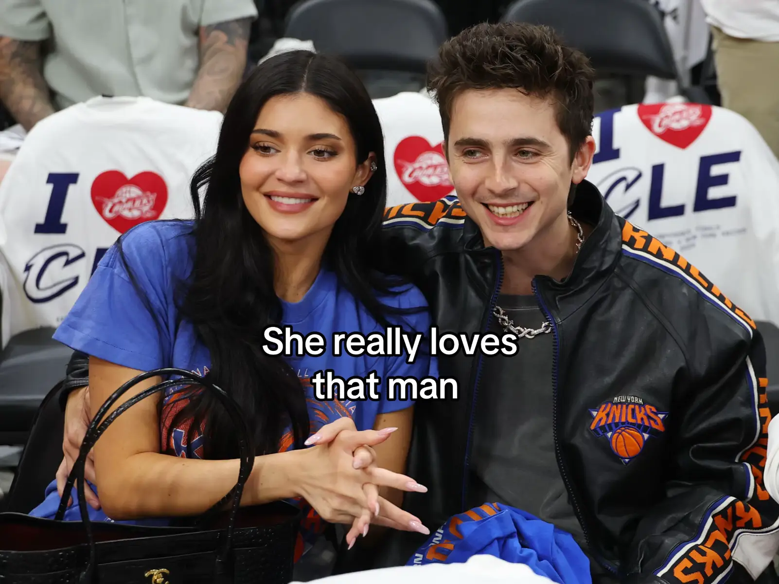 @Kylie Jenner and #TimotheeChalamet's date nights courtside at the #Knicks games have become a tradition we're looking forward to. 🥲 Images: Getty #kyliejenner #fyp #kyliejenneredit 