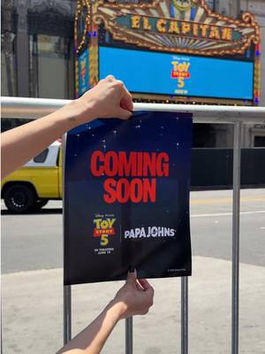 LA, something out of this world is coming your way🍕🚀 6.12  Disney & Pixar’s #ToyStory5, in theaters June 19!