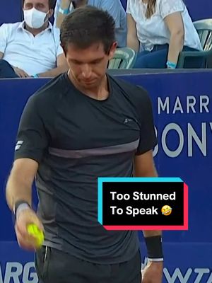 Too stunned to speak 🤣 #tennis #tennistv #atptour #rolandgarros 