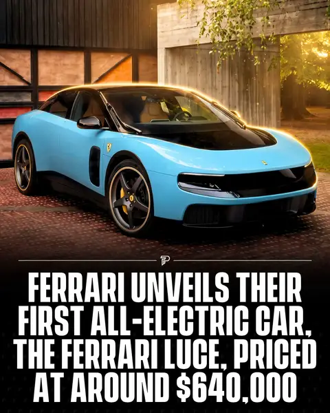 Ferrari has officially entered the electric era ⚡🏎️ The company just unveiled its first ever all-electric car, the Ferrari Luce, designed by legendary former Apple designer Jony Ive. With a starting price of 640,000, the launch marks one of the biggest shifts in Ferrari’s history as even the world’s most iconic supercar brands move toward an electric future. - #viral #pubity