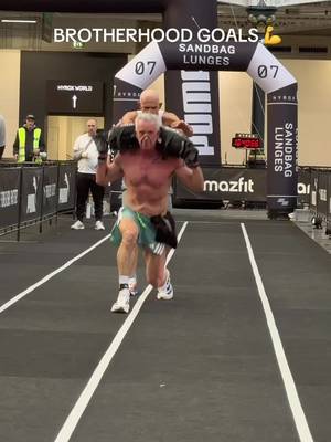 Huge respect for these two brothers 👏 Current #1 in their Age Group 65-69! #HYROX #HYROXWORLD