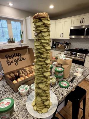 behold   HOT PICKLE BUTTER drops this Thursday, 5/28 at all PopUp Bagels locations. Preorder at popupbagels.com 🔥👀