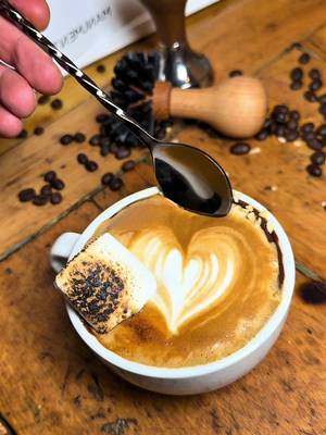Delicious hazelnut spread latte☕️🍫#latte 