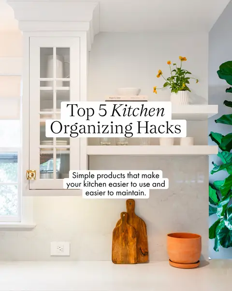 Sometimes the smallest products make the biggest difference in how your kitchen functions day to day. These are some of our go-to kitchen organizing favorites that help keep everything visible, accessible, and actually working for your routine! #horderly #professionalorganizing #kitchenorganization