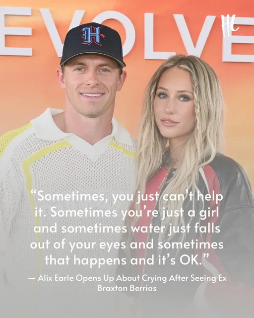 Alix Earle got real about how her breakup with Braxton Berrios has been going. In a recent TikTok video, she shared that after running into her ex, she got emotional. (📸: Getty Images)