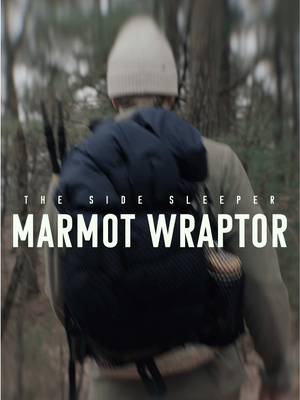 No greater feeling than an unrestricting sleeping bag. Presenting "The Side Sleeper" ft. the @Marmot Wraptor Sleeping Bag #MarmotPartner #ad #camping #backpacking #comedy