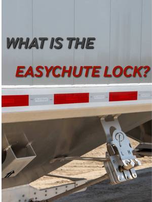 Blake makes it look so easy. That’s because it is!⚙️ The EasyChute Lock is called Easy because it requires one hand only.  Only with Platinum. #platinumtrailer #EasyChuteLock #graintrailer #madeinontario #farmtok 