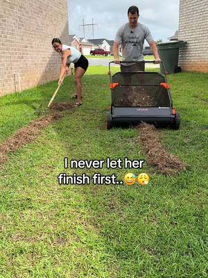 This is the all new Vevor lawn sweeper #lawnsweeper #vevorlawnsweeper #vevor #tiktokshopdealsforyoudays 