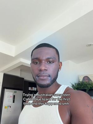 I tried @Blue Lizard Sunscreen for the first time and this happened… plzzz watch till the end smh 