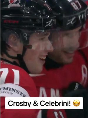Our favourite duo: Sidney Crosby and Macklin Celebrini! 🤩🇨🇦 🎥: @TSN  #HockeyCanada #MensWorlds #TeamCanada #MacklinCelebrini #SidneyCrosby @NHL @NHLPA @Pittsburgh Penguins @San Jose Sharks 