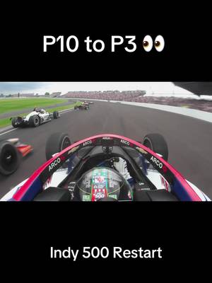 Had some fun out there on restarts. #indy500 #indycar 