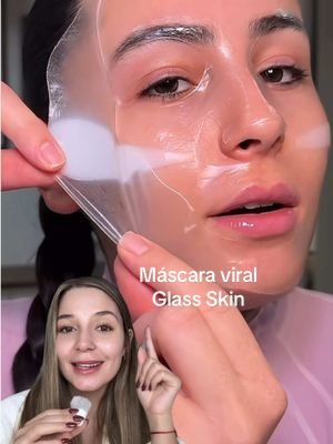 Mascarilla viral Glass skin tipo Coreana, ME TIENE LOCA! @L’Oréal Paris #revitaliftglassskin #skincare #lorealparis #mascarillaglassskin #reseña 