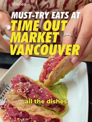 Restaurant-quality bites, all at the BRAND NEW Time Out Market Vancouver 🤩 📍 Oakridge Park — 650 W. 41st Ave., Vancouver 🎥🎙️ @chelseydevito, Marco Ovies Which dish is a must-try for you here? 👇 #dishedvan #vancouverfoodie #grandopening #timeoutmarket #sneakpeek