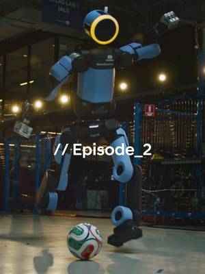 Atlas learns to kick the ball. And even a simple kick involves coordination, balance, precision, and power. Next Starts Now #Hyundai #BostonDynamics #NextStartsNow #Atlas #SchoolofFootball 