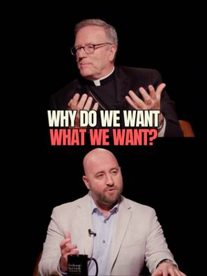 Why do you want the things you want? We like to believe that our desires come from deep within us, but the more likely source is that we want what we see others wanting. Understanding this dynamic is the first step to managing its influence in your life. From my wide-ranging conversation with @bishop_barron about the nature of desire. #philosophy #wisdom #life #knowledge #inspiration #meaning