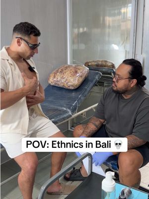 Ethnics getting tattoos in Bali for no reason 💀🇮🇩 #bali #tattoos