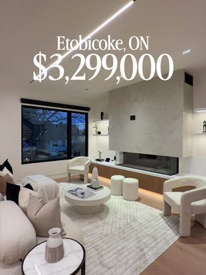 A $3,299,000 striking modern expression with architectural precision & refined luxury living! #toronto #torontorealestate 