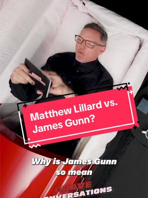Who ya got!? Matthew Lillard or James Gunn? You don’t want to miss the most emotional episode of Grave Conversations yet! Tonight, 5:30pm/et on YouTube! Be there. #matthewlillard #jamesgunn 