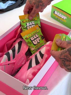The newest addition to the @BEEUP family… Sour Green Apple 😋🍏💚