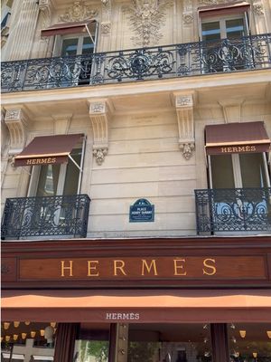 Can you guess which bag I went home with!!🤎🤎🤎 #hermes #paris #hermesunboxing #ritzparis 