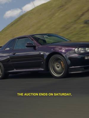 Midnight Purple II paint. RB26DETT power. 6,000 miles on the clock. This one is the real deal. One of the most iconic GT-Rs ever produced is live now on @carsandbids as part of the @velocityinvitational collection -- auction ends at the track on May 30th, don't miss it! 🏁