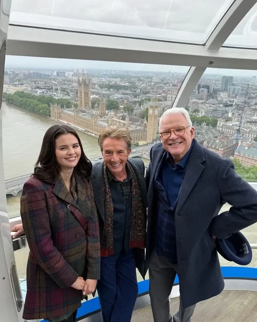 #OMITB has officially taken over London! 🇬🇧 #BehindTheScenes #SteveMartin #MartinShort #SelenaGomez 