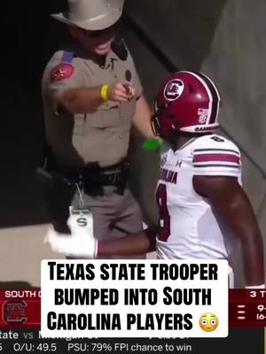 Was this on purpose? 🤔 #cfb #CollegeFootball #ncaafootball #southcarolina #texas 