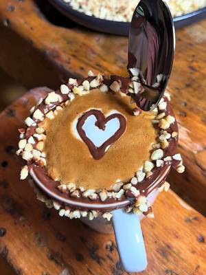The best hazelnut espresso macchiato ☕️🤪