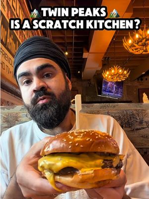 Twin Peaks on Kirby might have one of the most underrated food menus in Houston 👀🔥 I had the chance to try their new menu items including the RC Ranch Wagyu Burger, Sweet Heat Shrimp Tacos, Spicy Thai Ribs, smoked & grilled wings, and the Turkey Cheddar Melt. One thing people don’t realize is Twin Peaks is actually a scratch kitchen, and the Kirby location just added 20+ new TVs so there honestly isn’t a bad seat in the house for playoffs, UFC, or game day. #twinpeaks #houstonfood #houstonrestaurants 