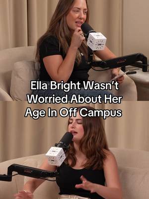 19-year-old @ella bright :) knew exactly what she was signing up for when she joined the cast of Off Campus  🎙️ Link in bio for more #NotSkinnyButNotFat with @Amanda Hirsch 
