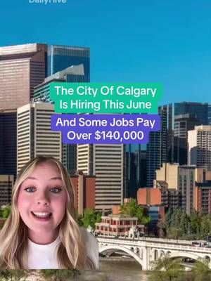 The city of Calgary is hiring this June and some jobs pay over $140,000 👀🎙️-@olga🌟 #calgary #calg #yyc #calgary_yyc #calgarylife 
