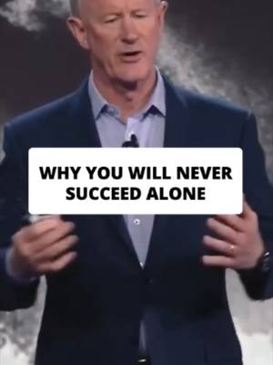 "You're not gonna be able to paddle that boat by yourself." Admiral McRaven on the lesson every SEAL learns in the surf zone. #SealTeam6 #navyseal #specialforces #military #motivation #veteran
