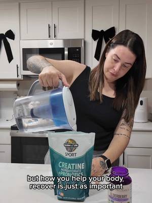 Recovery is 🔑 to any workout routine! Tag a workout buddy to let them know our Creatine is is now available on our TikTok shop! #gardenoflife 