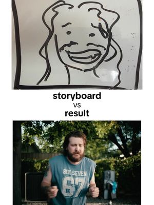 storyboard vs result on a 40,000 dollar launch video #clouted