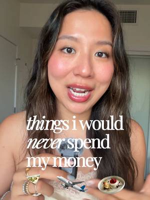 What would you never spend money on? Lmk below    #moneytips #financetips 