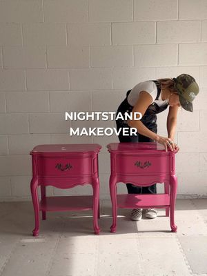 Beginner Friendly Furniture Makeover! 😍 If you are new to furniture flipping….trust me you can totally do this too! Get a jar of @Dixie Belle Paint Chalk Mineral Paint (I’m using the color apothecary) and just follow these steps! #DixiebellePartner #FurnitureFlipping #FurnitureMakeover #Diyprojects