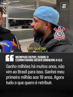 Perguntado se a dívida atual do Corinthians pode atrapalhar na renovação de contrato, Memphis Depay foi sincero e falou sobre suas intenções no Brasil! Assista aos jogos AO VIVO da Conmebol Libertadores pela ESPN no Plano Premium do #DisneyPlus! #LibertadoresNaESPN #libertadores #corinthians #tiktokesportes
