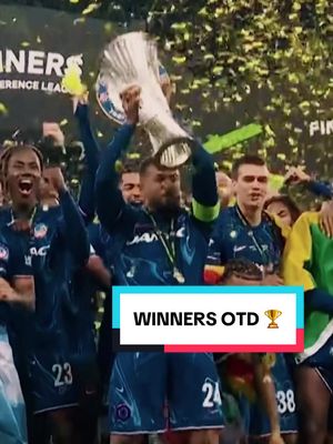 Conference League winners #OTD in 2025! 🔥🤝 #ChelseaFC #CFC 