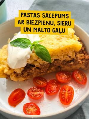 Sātīgs sacepums, ko var ātri pagatavot, un visa ģimene būs kārtīgi un garšīgi paēdusi! 😋 Maltā gaļa, siers pa virsu un biezpiena mērce, kas ir veselīgāka alternatīva ierastajai saldā krējuma mērcei sacepumos. Pagatavo ar Dobeles dzirnavnieka pastu, kam šobrīd  veikalos ir īpaši izdevīgas cenas! ✨