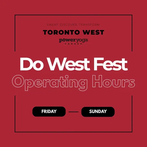 What’s everyone most excited for next weekend?! @dowestfest #toronto #streetfestival #pyc #dowestfest #yoga 