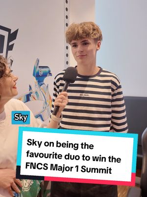 Sky talks about what it's like to play @Fortnite Competitive as the favourites to win #FNCS Summit and playing vs the OGs.