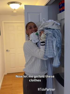 #TidePartner Post-workout laundry is one thing… @Tide Laundry knows parent laundry is basically a crime scene investigation.” 😭🍼 #TideEvo #RealLaundryMagic