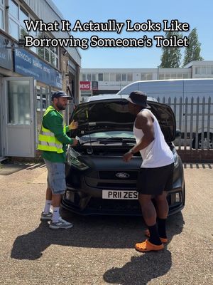 “Can I borrow your toilet ?  Why do we say that ?! 😆@Manlikehaks 